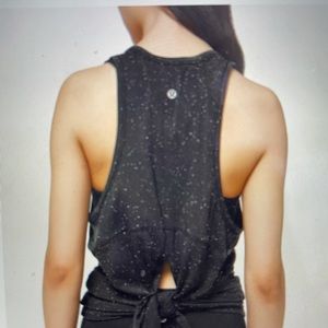 Lululemon tie back tank top